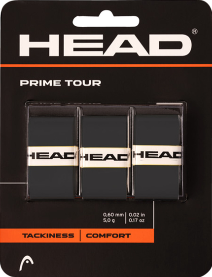 Овергрипы Head Prime Tour (3 шт.), арт. 285621-BK