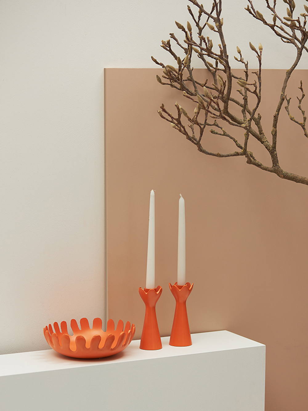Подсвечник laminaria, 15 см, апельсиновая цедра