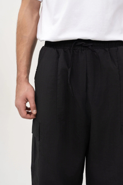 Брюки KUL'TURA "Nylon cargo" Черный