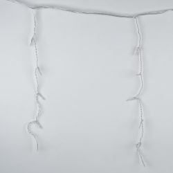 ULD-B12006-195-TTK BLUE IP44 Бахрома светодиодная с эффектом мерцания. 12м. Соединяемая. 195 светодиодов. Синий свет. Провод прозрачный. ТМ Uniel