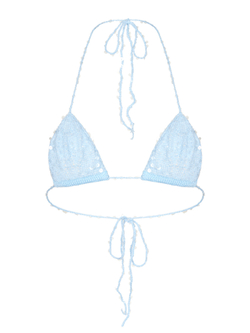 Вязаный лиф  Heaven Blue голубой