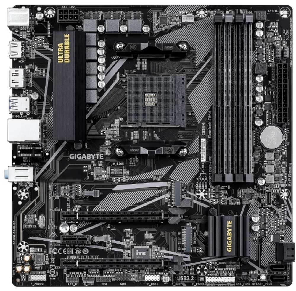 Материнская плата GIGABYTE B550M DS3H R2