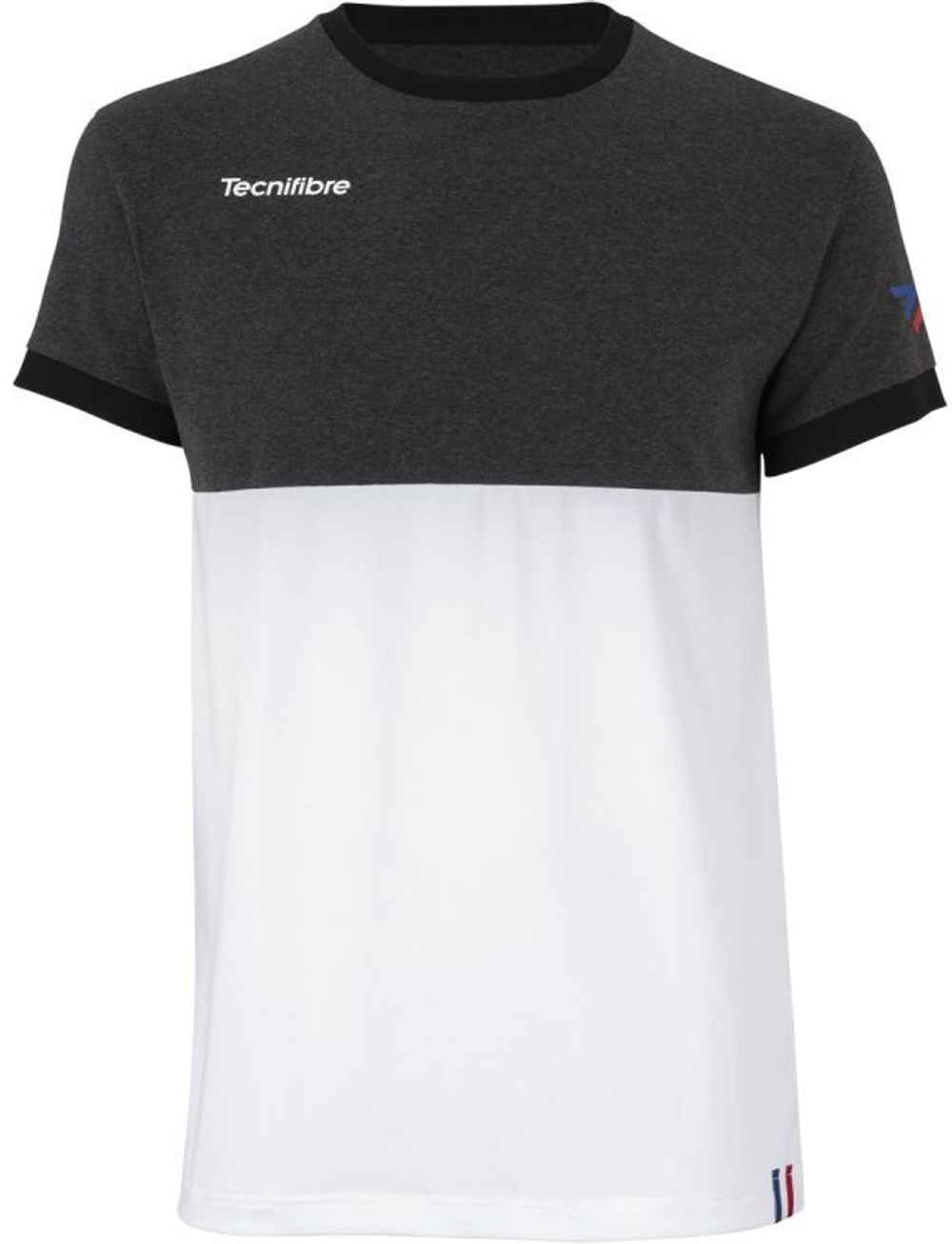 Мужская теннисная футболка Tecnifibre F1 Stretch - black heather