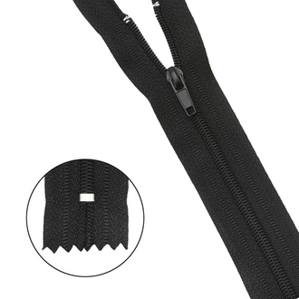 Молния брючная черная, Т4 20см