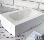 Моноблок под зефир с окном 25Х15х7 см. белый