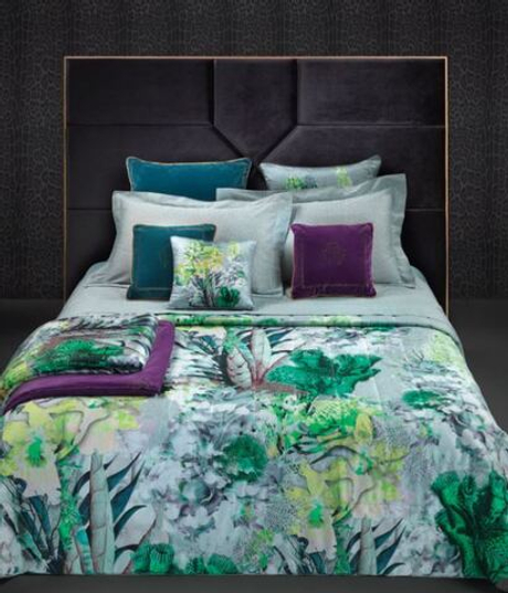 Постельное белье 2 спальное евро Roberto Cavalli Undersea yellow 003