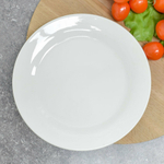 Тарелка 200мм мелкая, без деколи, фарфор