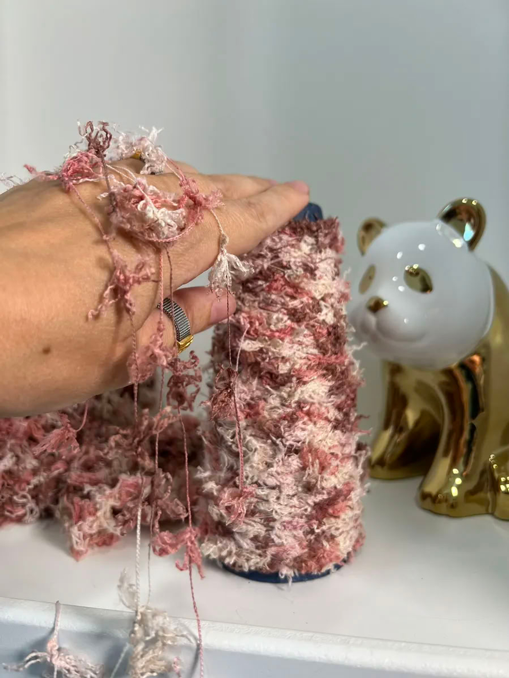 Пряжа Единорог UNICORN мультиколор с шишибриками 50 g
