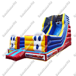 Детский надувной батут-горка "Зайка" 9*4*5.5 м