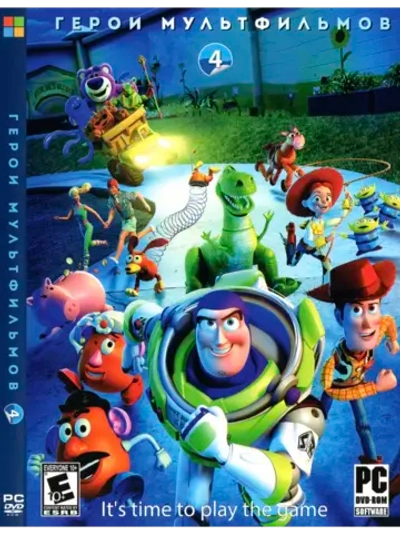 Герои мультфильмов 4, игра для ПК на DVD