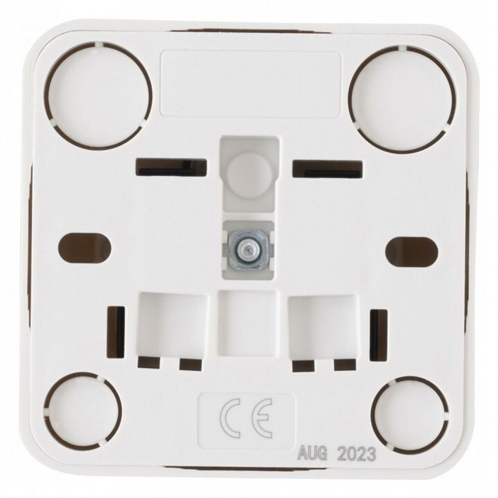 Розетка с заземлением и со шторкой Arte Milano am-310 310.40-1.white