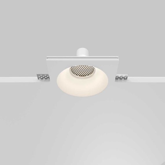 Встраиваемый светильник Maytoni Technical Downlight Gyps Modern DL129-GU10-01-W