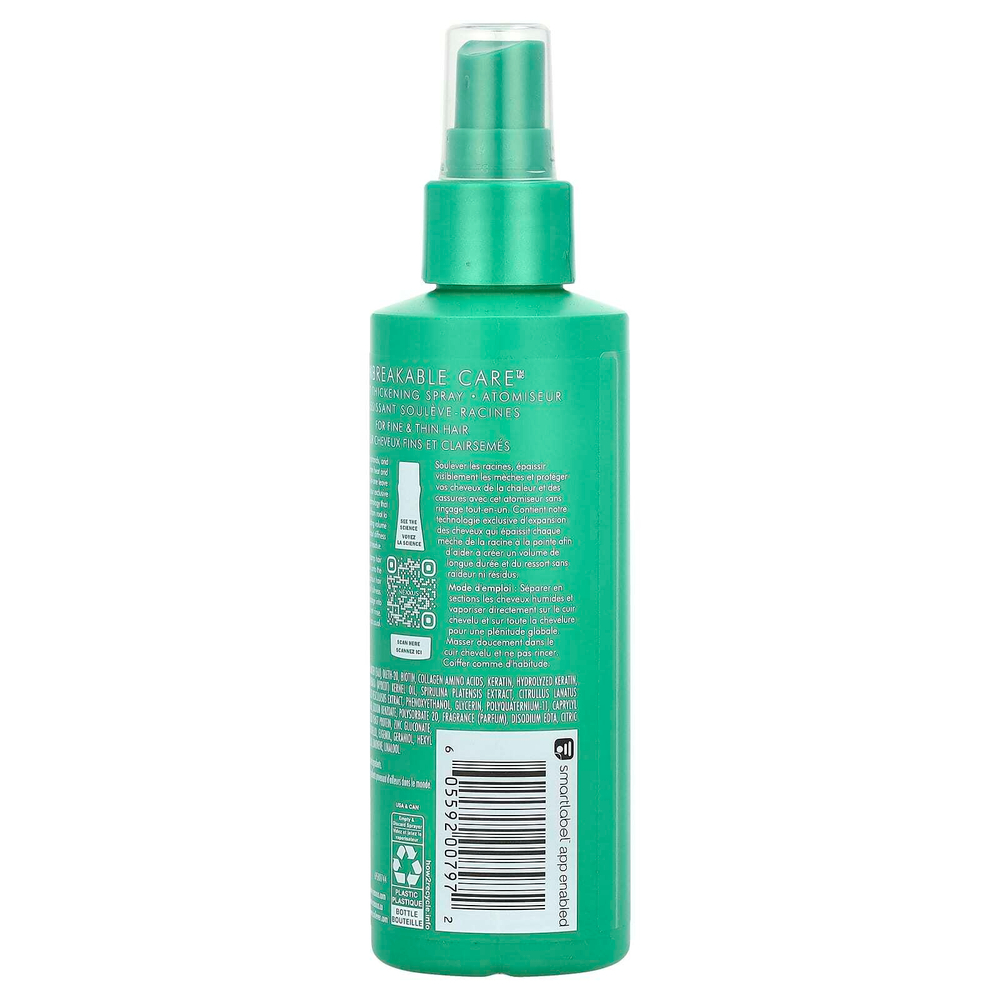 Nexxus, Unbreakable Care ™, спрей для утолщения корней, 177 мл (6 жидк. унц.)