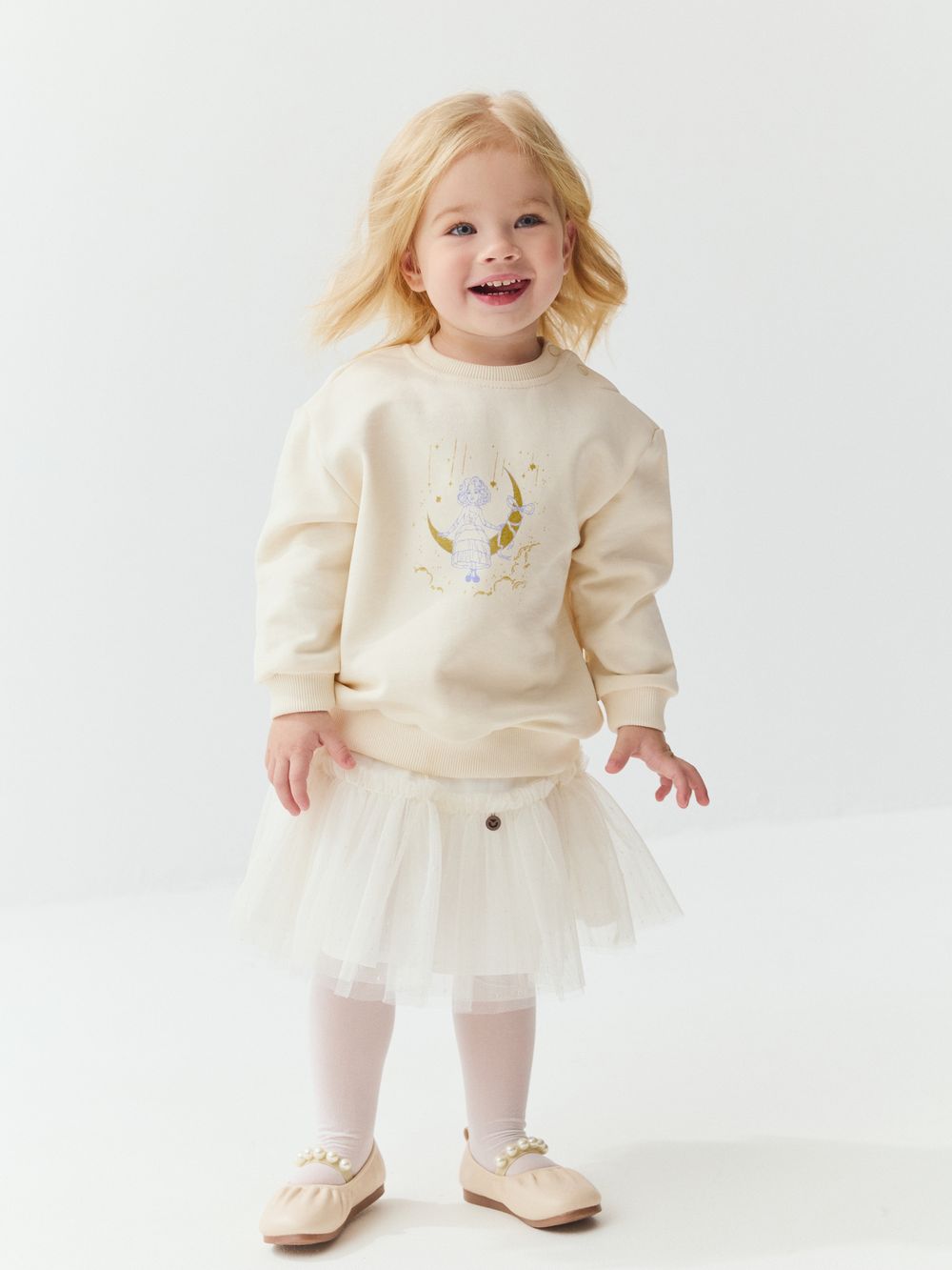 Свитшот "Лунная сказка" утепленный без начеса 0+