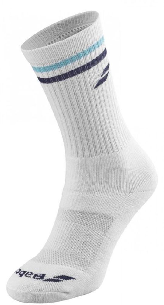 Babolat Team Single Socks Men white estate blue