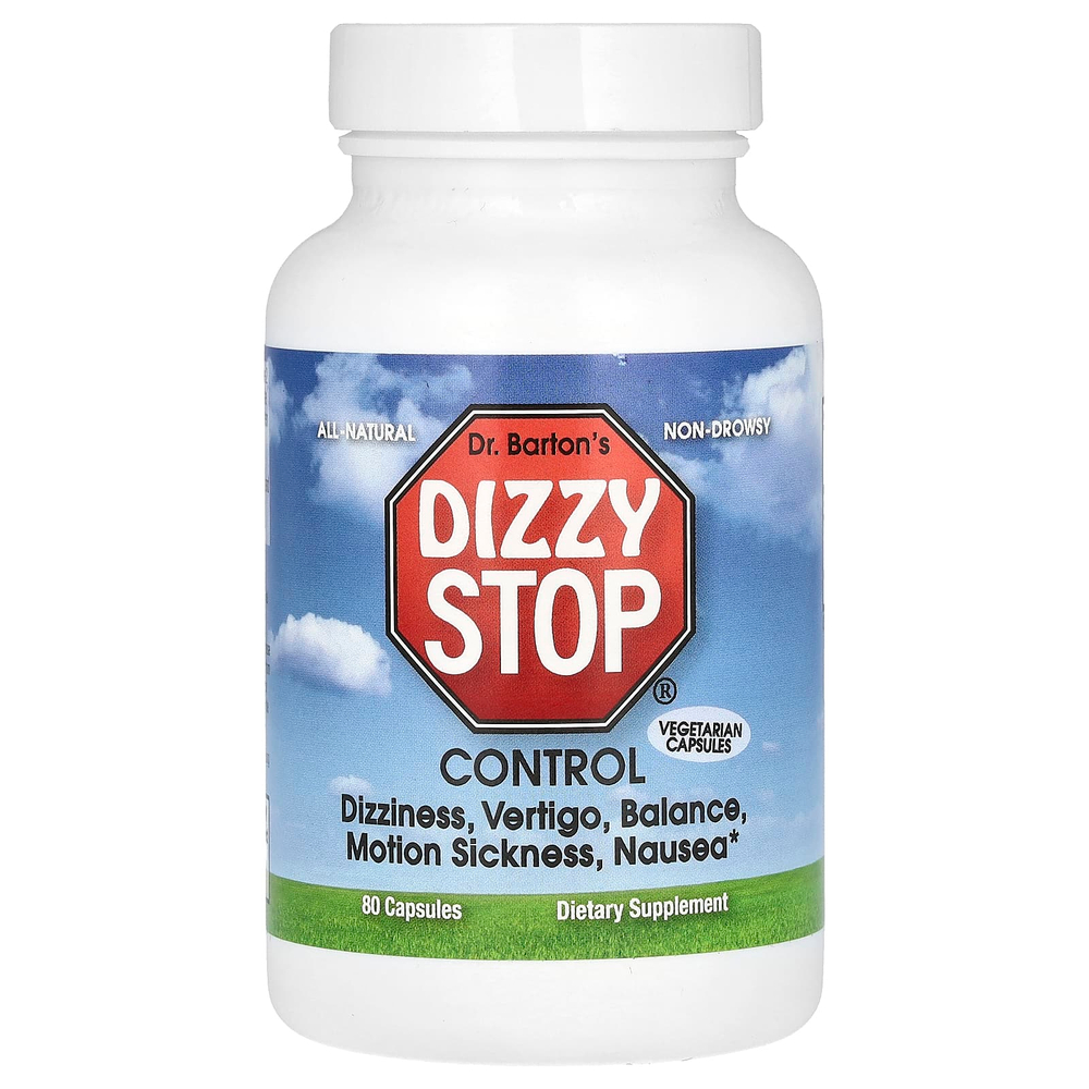 Dr. Barton's, Dizzy Stop Control, 80 капсул