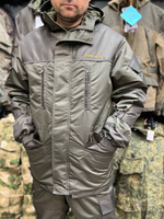 Костюм демисезонный Барс СКАЛА Таслан — утеплённый, хаки светлый