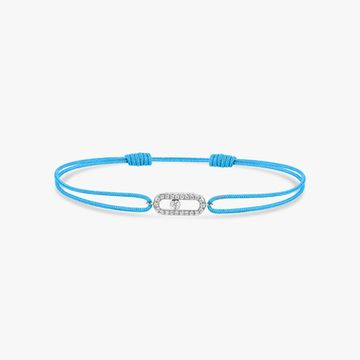 Messika Move Uno turquoise cord bracelet