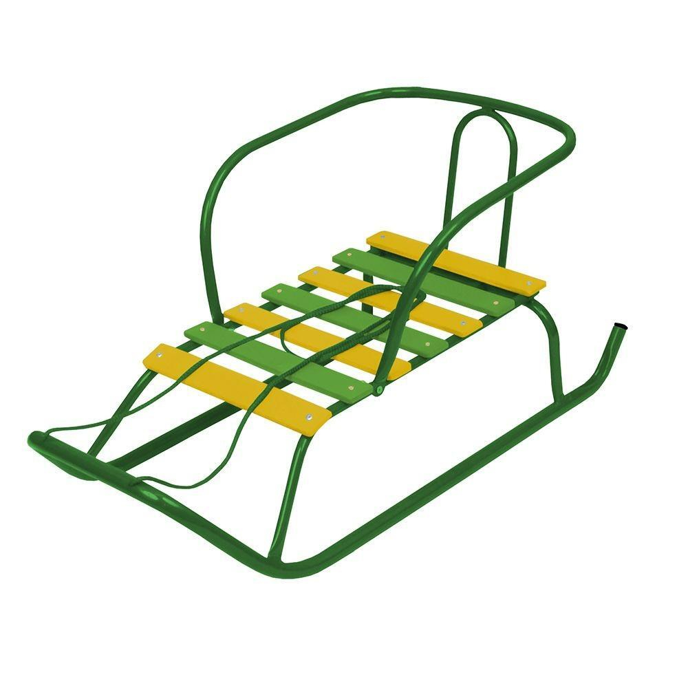 Санки "Ветерок №1" (без ручки), цвет зеленый