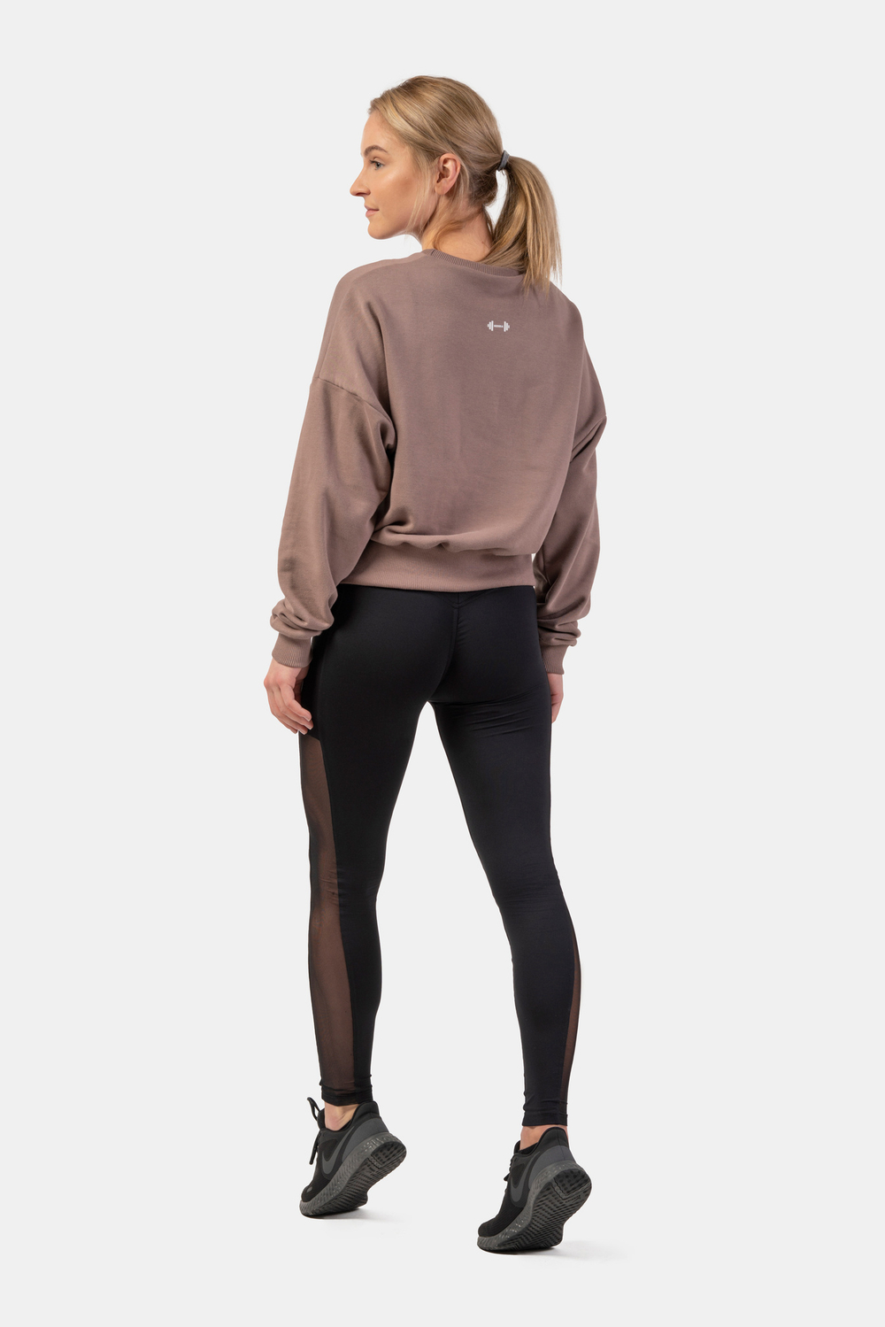 Худи LOOSE FIT SWEATSHIRT "FEELING GOOD" 420 Коричневая