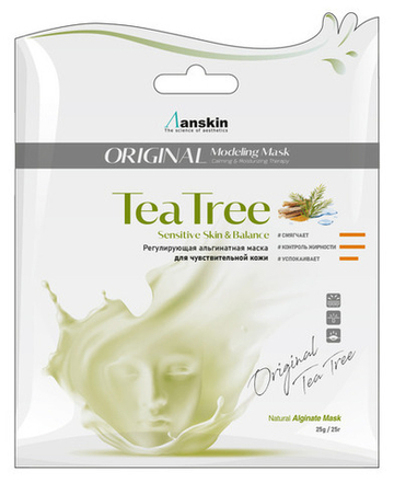 Anskin Маска для лица альгинатная для тусклой кожи, пакет 25г