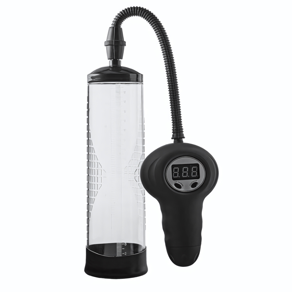 Прозрачная автоматическая вакуумная помпа Automatic Penis Pump (Цвет: прозрачный)