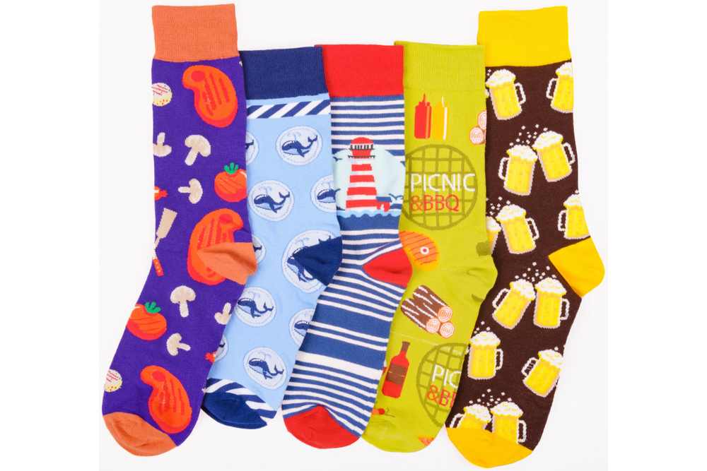 Носки мужские Funfur Lighthouse в наборе 5 пар