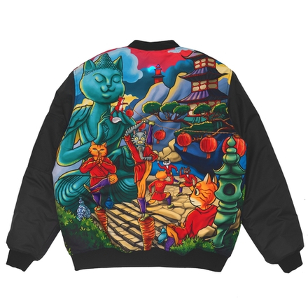 Бомбер HOOK "Дзен" Черный