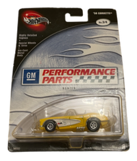 Hot Wheels 100% GM Perfomance Parts '58 Corvette (Yellow) (2002)