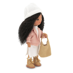 Кукла Orange Toys Sweet Sisters Tina в розовом жакете 32 см Серия Весна