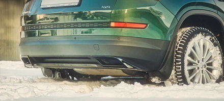 Имитация насадок глушителя