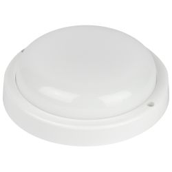 Светильник ЖКХ светодиодный ЭРА SPB-201-4-65K-012 12Вт 1140лм 6500К IP65 D155 дежурный режим СВЧ датчик | Светильники для ЖКХ IP65