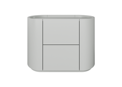 Тумба прикроватная Lagom 2 ящика ширина 60 см (светло-серый)