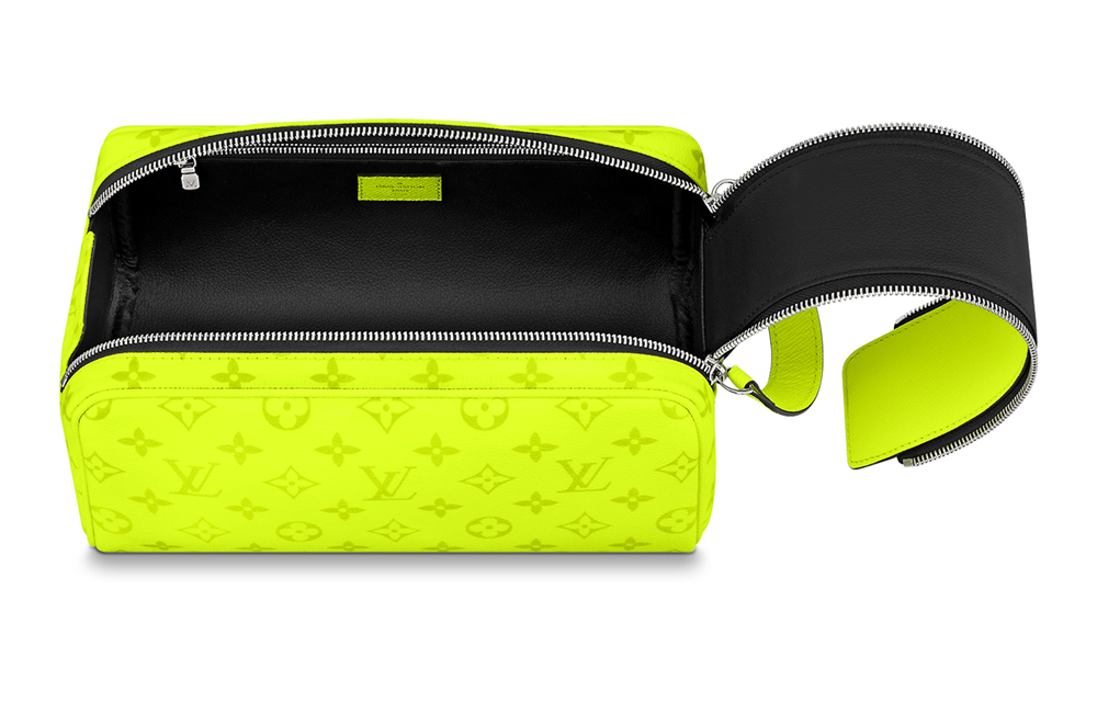 LOUIS VUITTON Dopp Kit Neon Yellow