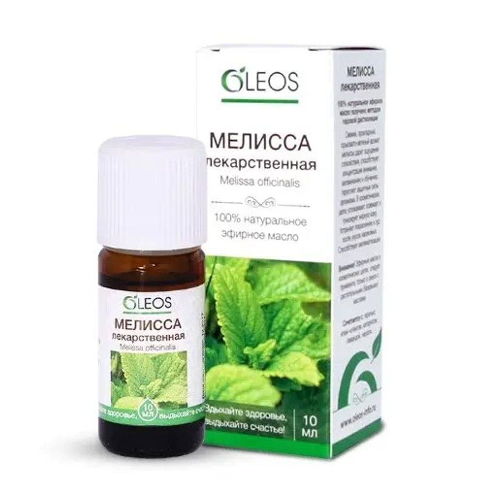 Масло эфирное Мелисса лекарственная 10 мл OLEOS