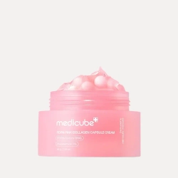 MEDICUBE Крем капсульный увлажняющий PDRN Pink Collagen Capsule Cream (55 г)