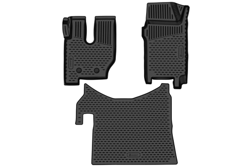 Коврики в салон для FOTON Auman 2023 -, Тягач, 3 шт. (полиуретан) ELEMENT3DAN0929210K.F