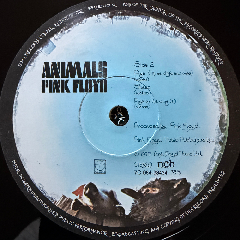 Pink Floyd - Animals (Швеция 1977г.)