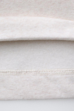 ZARA ОДНОТОННАЯ ТОЛСТОВКА С ЭТИКЕТКОЙ, ПЕСОЧНЫЙ МЕЛАНЖ