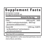 Seeking Health, метил B12 с L-метилфолатом, 60 пастилок