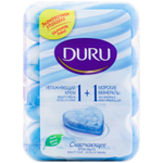 "DURU" Т/мыло Увлажняющий крем+ Морские минералы 4х80г= 320г