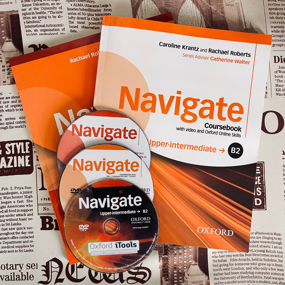 NAVIGATE B2 | Coursebook+Workbook+ DVD+CD+ITools CD