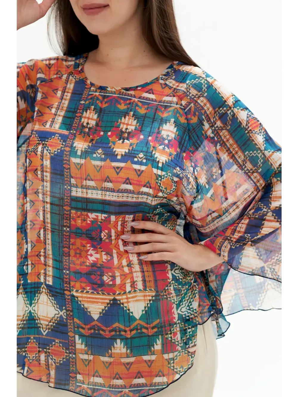 Блузка шифоновая