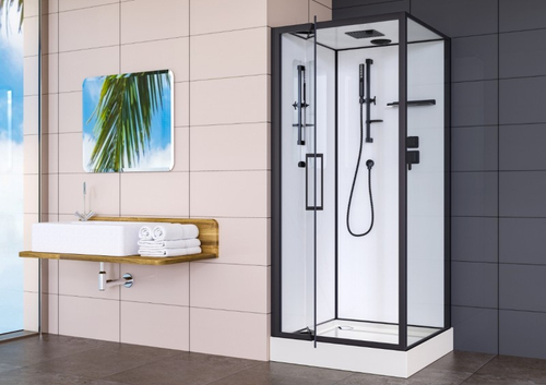 Душевая кабина Esbano ESKBRSP90 90x90x215 черный