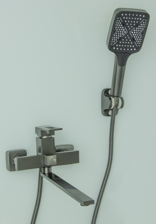 193541-G Смеситель од. для ванны дл. (ГРАФИТ) ViEiR (10/1шт)