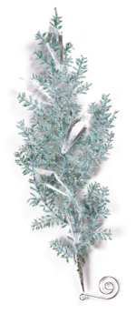 Ветка декоративная ёлочная 15х33см радужная SYCZA-3820222