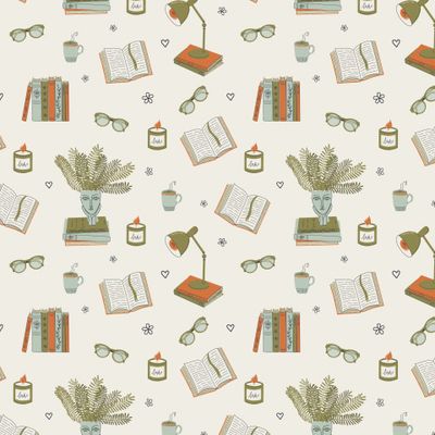 Любовь к чтению. Уютный дом.