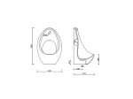 Писсуар Gural Vit TP05PSR00 белый