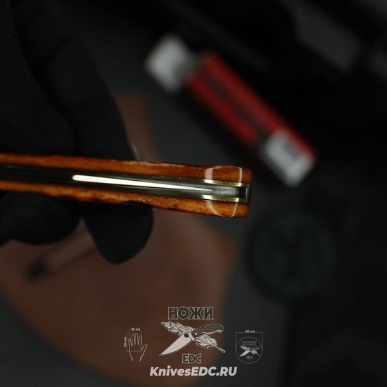 Нож KERSHAW Culpepper 4383BJB с клинком из стали D2, рукоять Кость / Латунь