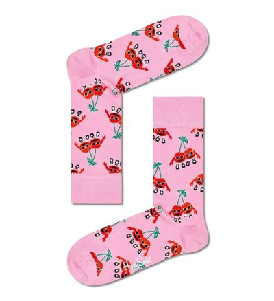 Носки унисекс Cherry Mates Sock с вишенками (Размер: 25) (Цвет: розовый)